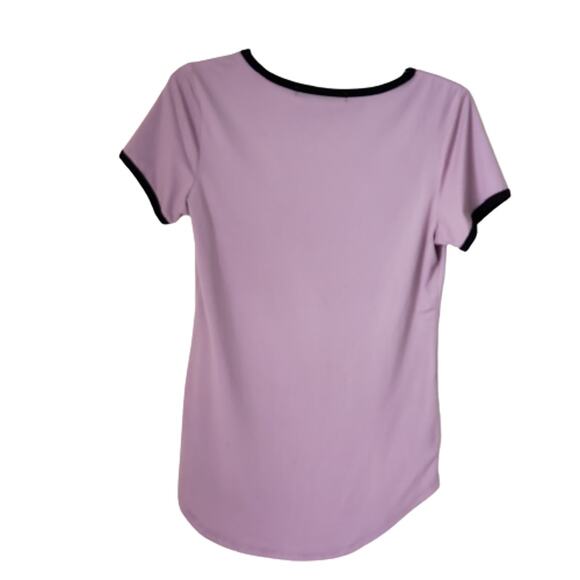 2 FOR $5 SALE Style Therapy Short Sleeve Mauve Top Size Large - Picture 6 of 7